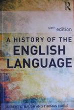A History of the English Language Baugh and Cable, Boeken, Zo goed als nieuw, Ophalen