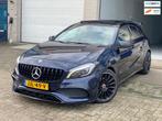Mercedes-Benz A-klasse 180 Business Solution AMG/AMG A45 PAK, Auto's, Gebruikt, 4 cilinders, Blauw, Leder en Stof