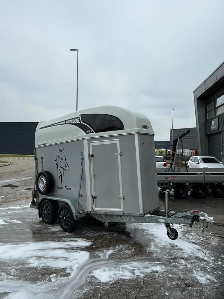 Atec 1,5 paards paardentrailer, Ophalen of Verzenden, Gebruikt