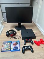 PlayStation 4 slim met gamingscherm, Spelcomputers en Games, Games | Sony PlayStation 4, Vanaf 3 jaar, 2 spelers, Virtual Reality