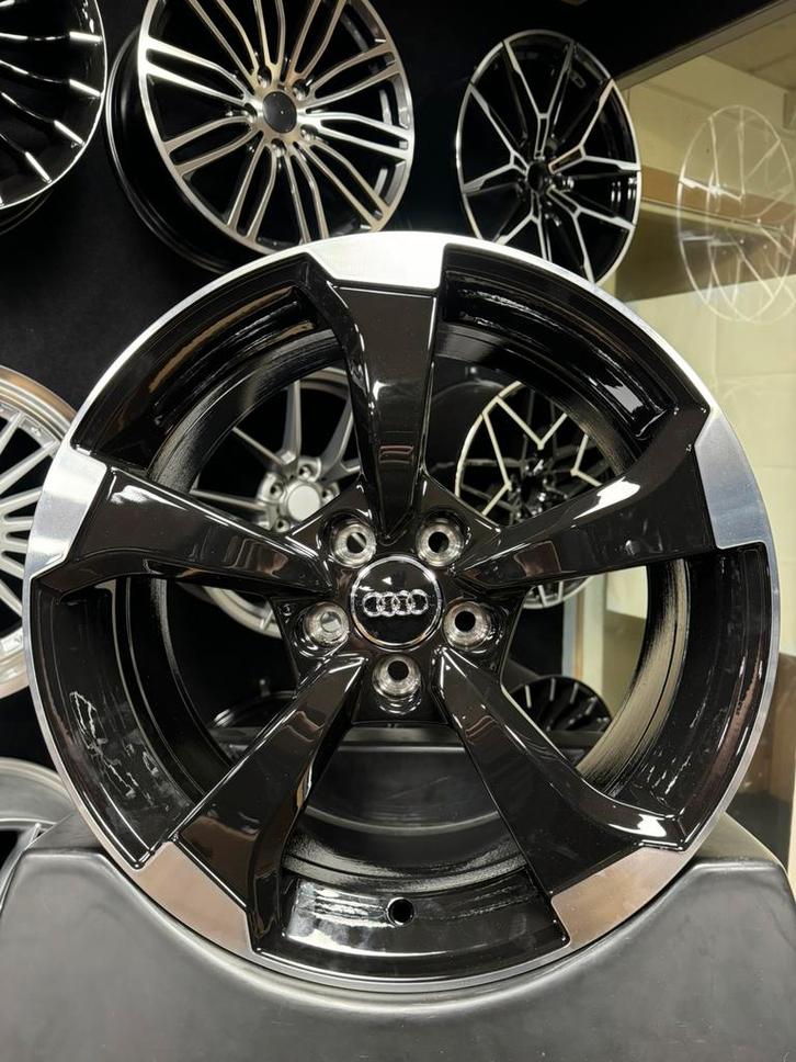 17 inch velgen voor Audi RS Rotor look 5x100 A1 S1 VW Polo, Auto-onderdelen, Banden en Velgen, Velg(en), Zomerbanden, 17 inch
