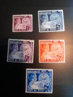 Ned indie nr 221 t/m 225 postfris, Postzegels en Munten, Postzegels | Nederlands-Indië en Nieuw-Guinea, Ophalen of Verzenden