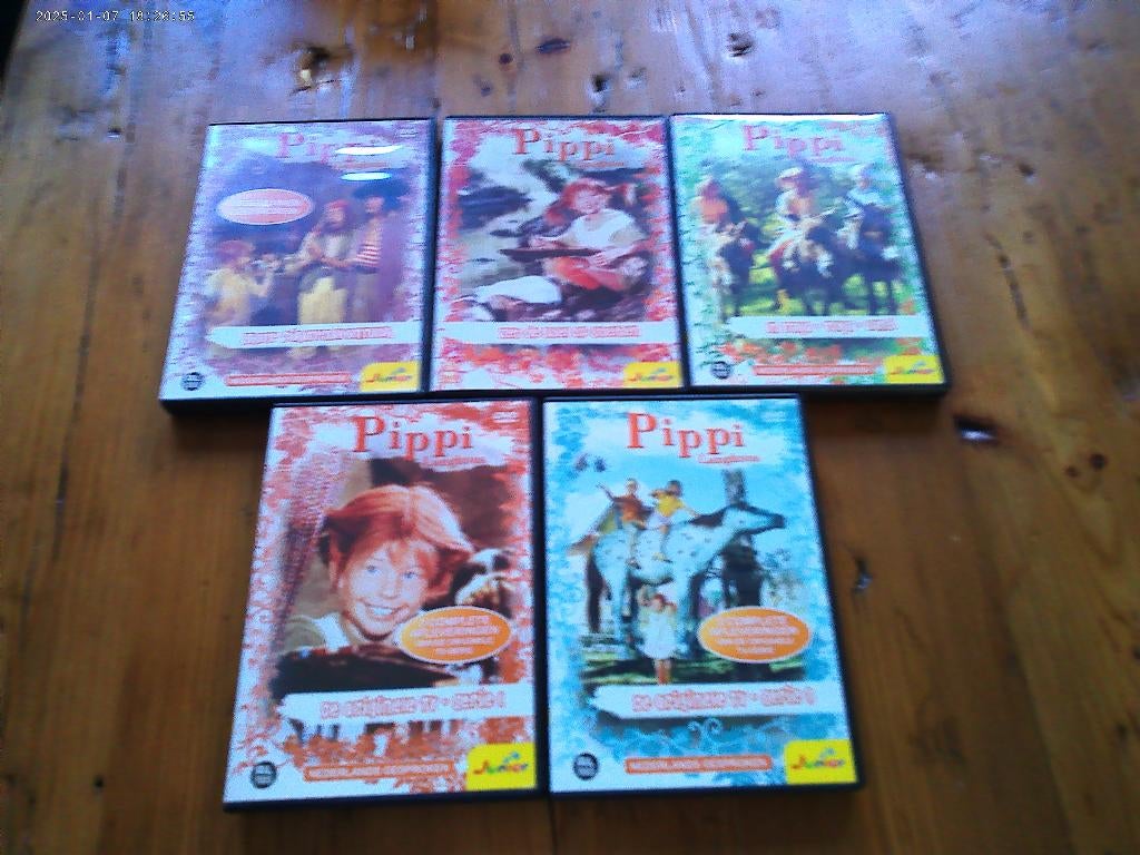 Pippi langkous DVD's / DVD / serie en films, Alle leeftijden, Ophalen of Verzenden, Gebruikt