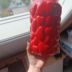 Hartjes vaas, Ophalen of Verzenden, Nieuw, Glas, Minder dan 50 cm