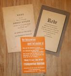 WO2 NL - Propaganda NSDAP NSB Brochures en Vlugblad, Verzamelen, Militaria | Tweede Wereldoorlog, Nederland, Boek of Tijdschrift