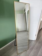 Full-Length Rectangular Mirror – Gold, Ophalen, Minder dan 50 cm, 100 tot 150 cm, Zo goed als nieuw