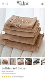 Walra soft cotton Badlakens, Handdoeken &Washandjes - Nieuw!, Ophalen of Verzenden, Nieuw, Beige, Handdoek