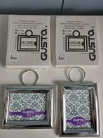 2 nieuwe fotolijsten Gusta 13x18cm zilverkleurig zwaar, Ophalen of Verzenden, Nieuw, Minder dan 50 cm, Minder dan 50 cm