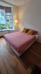 Tweepersoonsbed boxspring met matras, Ikea Evenskjer, Huis en Inrichting, Ophalen, Gebruikt, Tweepersoons, 140 cm