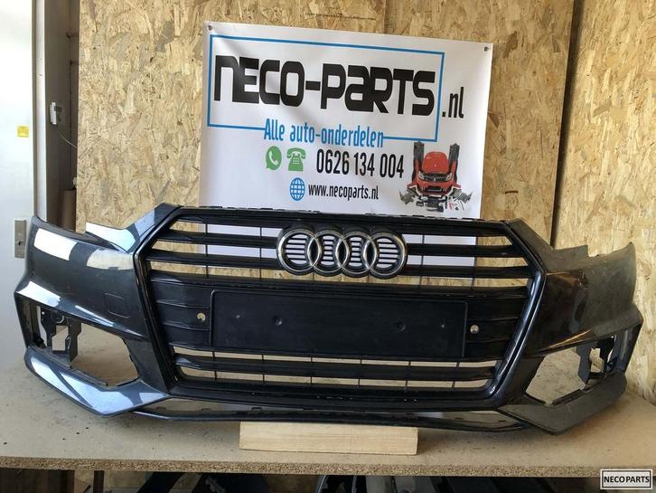 A4 B9 8W S4 s line bumper voorbumper 2016-2019 origineel, Auto-onderdelen, Carrosserie en Plaatwerk, Bumper, Audi, Voor, Gebruikt