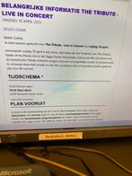 The trubute battle of the bands 2 kaarten Vrijdagavond, Tickets en Kaartjes, Concerten | Pop, Twee personen, April