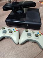 Xbox 360 Kinect en 17 games, Met 2 controllers, 360 E, Gebruikt, Ophalen of Verzenden