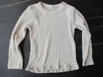Longsleeve ecru maat 80 T-shirt lange mouwen, Ophalen of Verzenden, Zo goed als nieuw, Meisje, Shirtje of Longsleeve