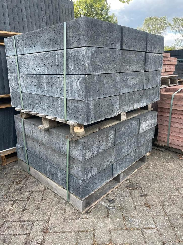 Oud Hollandse Traptrede Antraciet 100x37x15cm RESTPARTIJ, Tuin en Terras, Tegels en Klinkers, Nieuw, Terrastegels, Beton, 10 m² of meer