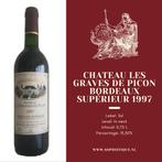 Chateau Les Graves de Picon | Bordeaux Supérieur 1997, Frankrijk, Nieuw, Ophalen of Verzenden, Rode wijn