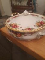 Royal Albert – Old Country Rose, Dekschaal met Deksel, Ophalen of Verzenden
