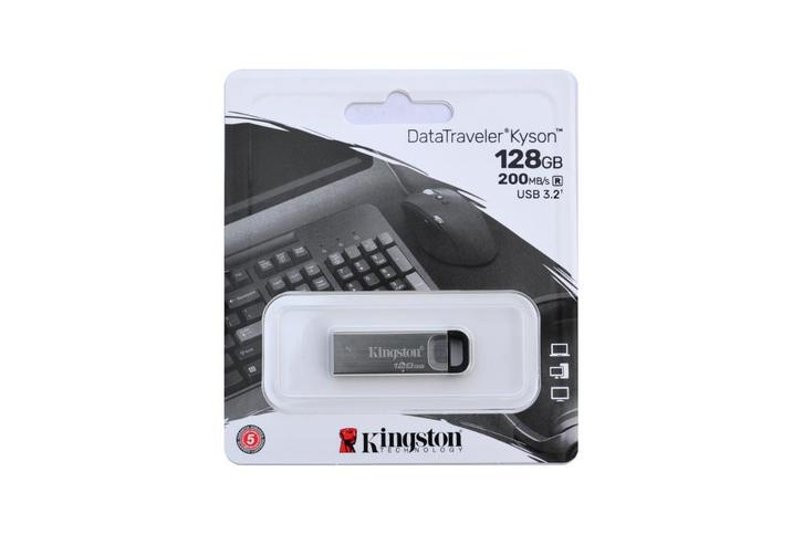 Kingston DataTraveler Kyson 128GB usb stick, Computers en Software, USB Sticks, Nieuw, 128 GB, Ophalen of Verzenden