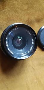 Canon FD 28mm groothoeklens  met b&w filter, Audio, Tv en Foto, Fotografie | Lenzen en Objectieven, Ophalen of Verzenden, Zo goed als nieuw