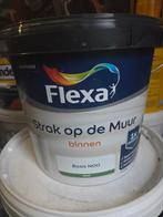 Flexa strak op de muur 5 liter, ral9004 zwart, Ophalen, Nieuw, Wit