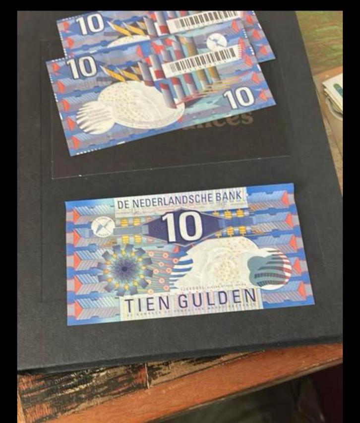 Tien Gulden Biljet - Ijsvogel -, Postzegels en Munten, Bankbiljetten | Nederland, Los biljet, 10 gulden, Ophalen of Verzenden
