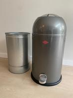 Wesco Kickmaster 33 liter Grafiet, Huis en Inrichting, Ophalen, Kunststof, Gebruikt, Met pedaal