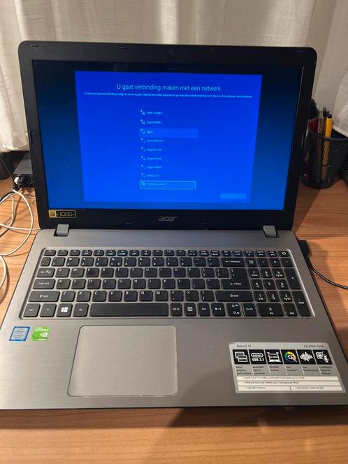 Acer Laptop F5-573G-55Y0, Computers en Software, Windows Laptops, Gebruikt, 15 inch, HDD, SSD, 2 tot 3 Ghz, 8 GB, Qwerty, Ophalen