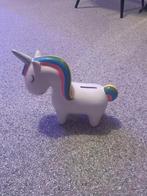 Leuke eenhoorn spaarpot, Ophalen of Verzenden, Gebruikt, Steen, Aardewerk of Keramiek, Dier