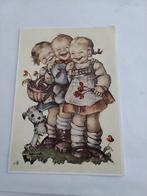 HUMMEL. 1959. -  3 VROLIJKE KINDEREN MET HOND, Ophalen of Verzenden, 1940 tot 1960, Kinderen