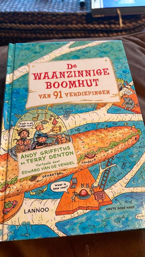 Terry Denton - De waanzinnige boomhut van 91 verdiepingen, Boeken, Kinderboeken | Jeugd | onder 10 jaar, Zo goed als nieuw, Fictie algemeen