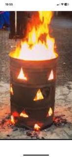 Vuurton vuurkorf olievat 200ltr oliedrum, Ophalen