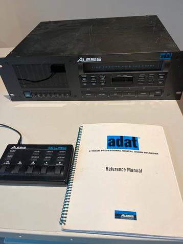 Alesis ADAT 8-sporen digitale recorder + afstandsbediening beschikbaar voor biedingen