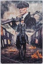 Peaky Blinders Thomas paard reclamebord van metaal deco