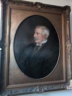Prachtig portret heer met bontjas 1919, Ophalen