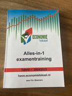Economie examentrainig boek, Economie, Ophalen of Verzenden, P. A. Bloemers, HAVO