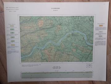 107 / Geologische kaart uit 1936 Gorinchem kwartblad II beschikbaar voor biedingen
