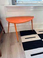 Ikea LÖVBACKEN oranje bijzettafel Vintage Nytillverkad, Ophalen, Gebruikt, 50 tot 100 cm, Ovaal
