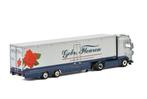 WSI GEBR FLEUREN; MAN TGX XXL 4X2 SEMI BOX TRAILER, Nieuw, Wsi, Ophalen of Verzenden, Bus of Vrachtwagen