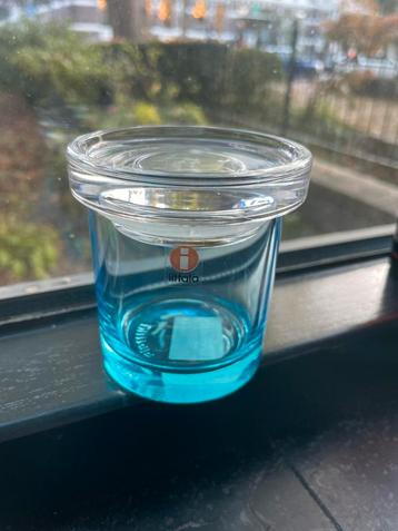 Iittala jar glazen opbergpotje lichtblauw beschikbaar voor biedingen