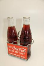 Vintage Coca Cola shoppingcart bottle-holder, Verzamelen, Merken en Reclamevoorwerpen, Ophalen of Verzenden, Gebruikt, Gebruiksvoorwerp