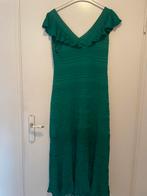 Groene Gebreide Maxidress - Maat L, Maat 42/44 (L), Ophalen of Verzenden, Zo goed als nieuw, Onder de knie