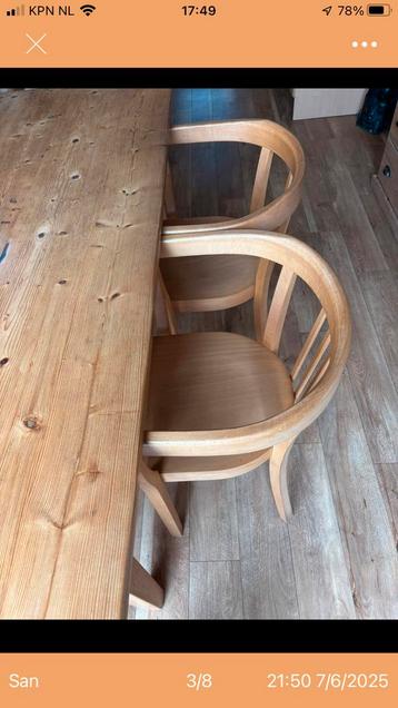 6 beuken design stoelen Stoelcker armchair 3579 beschikbaar voor biedingen