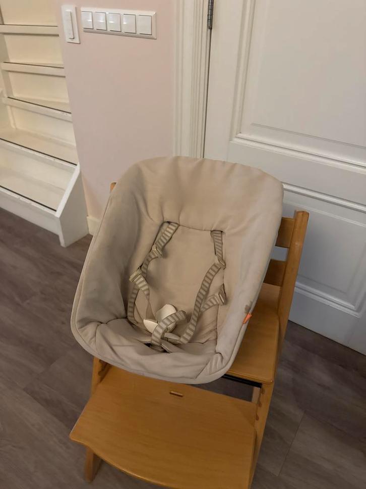Stokke Tripp Trapp met Newborn Set, Kinderen en Baby's, Kinderstoelen, Zo goed als nieuw, Meegroeistoel, Gordel(s), Ophalen of Verzenden