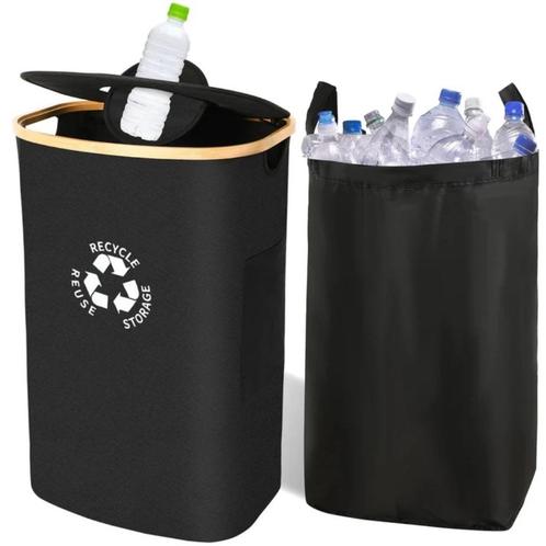 100L flescontainer – grote capaciteit, Huis en Inrichting, Keuken | Complete keukens, Nieuw, U-keuken, Zwart, Kunststof, Ophalen of Verzenden