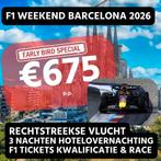 F1-arrangement Barcelona 2026 (met vlucht), Eén persoon, Juni