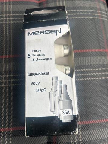 5 Zekeringen DIII ( D3 ) 500V 35A ongebruikt beschikbaar voor biedingen
