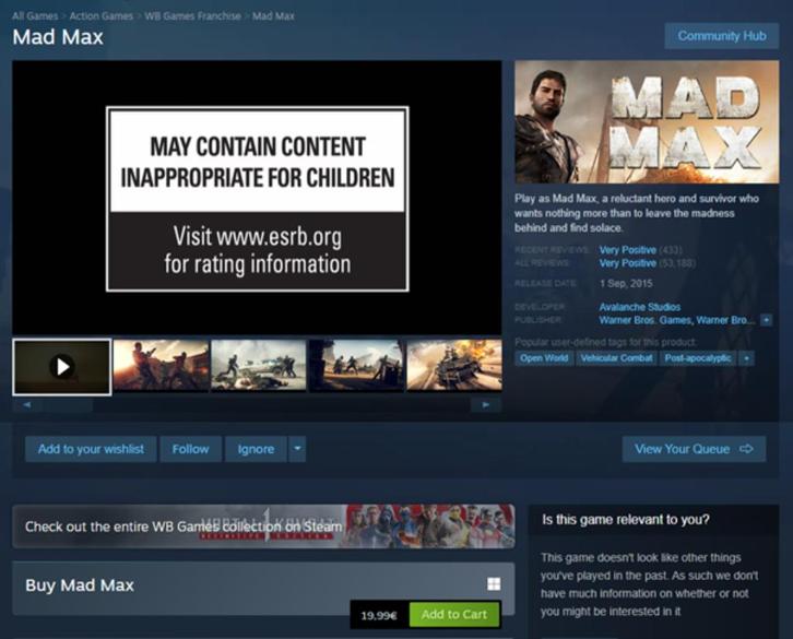 Mad Max - Steam Key / digitale redeem code, Spelcomputers en Games, Games | Pc, Nieuw, 1 speler, Vanaf 18 jaar, Ophalen of Verzenden