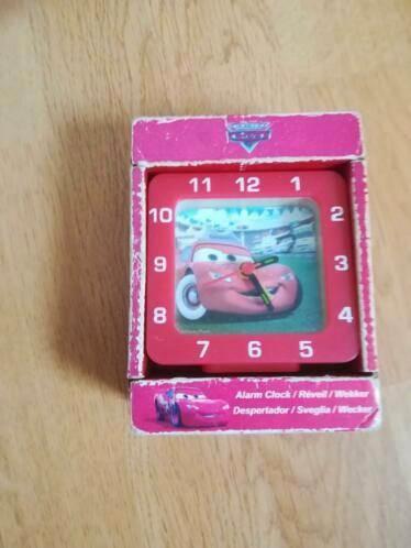 Cars klokje met originele verpakking, Kinderen en Baby's, Kinderkamer | Inrichting en Decoratie, Zo goed als nieuw, Klok, Ophalen of Verzenden