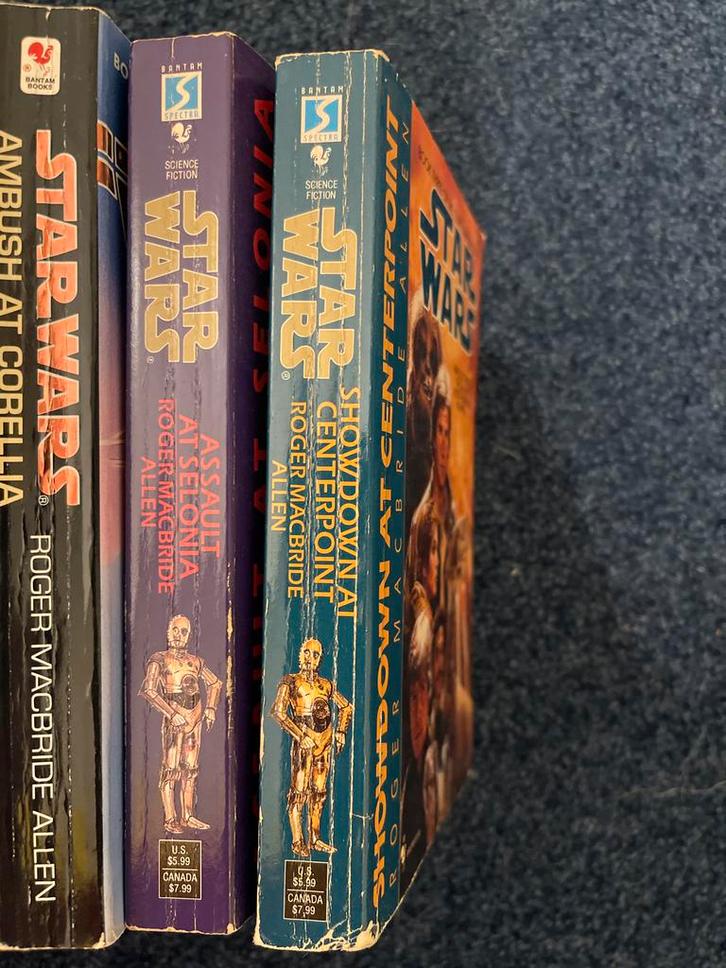 Star Wars Corellian Trilogy - Roger MacBride Allen, Boeken, Science fiction, Gelezen, Ophalen