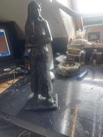 Bronzen beeld van vrouw, Ophalen of Verzenden, Zo goed als nieuw, Mens