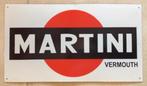 Emaille reclame bord Martini vermouth 58,5/33, Verzamelen, Merken en Reclamevoorwerpen, Nieuw, Reclamebord, Ophalen of Verzenden